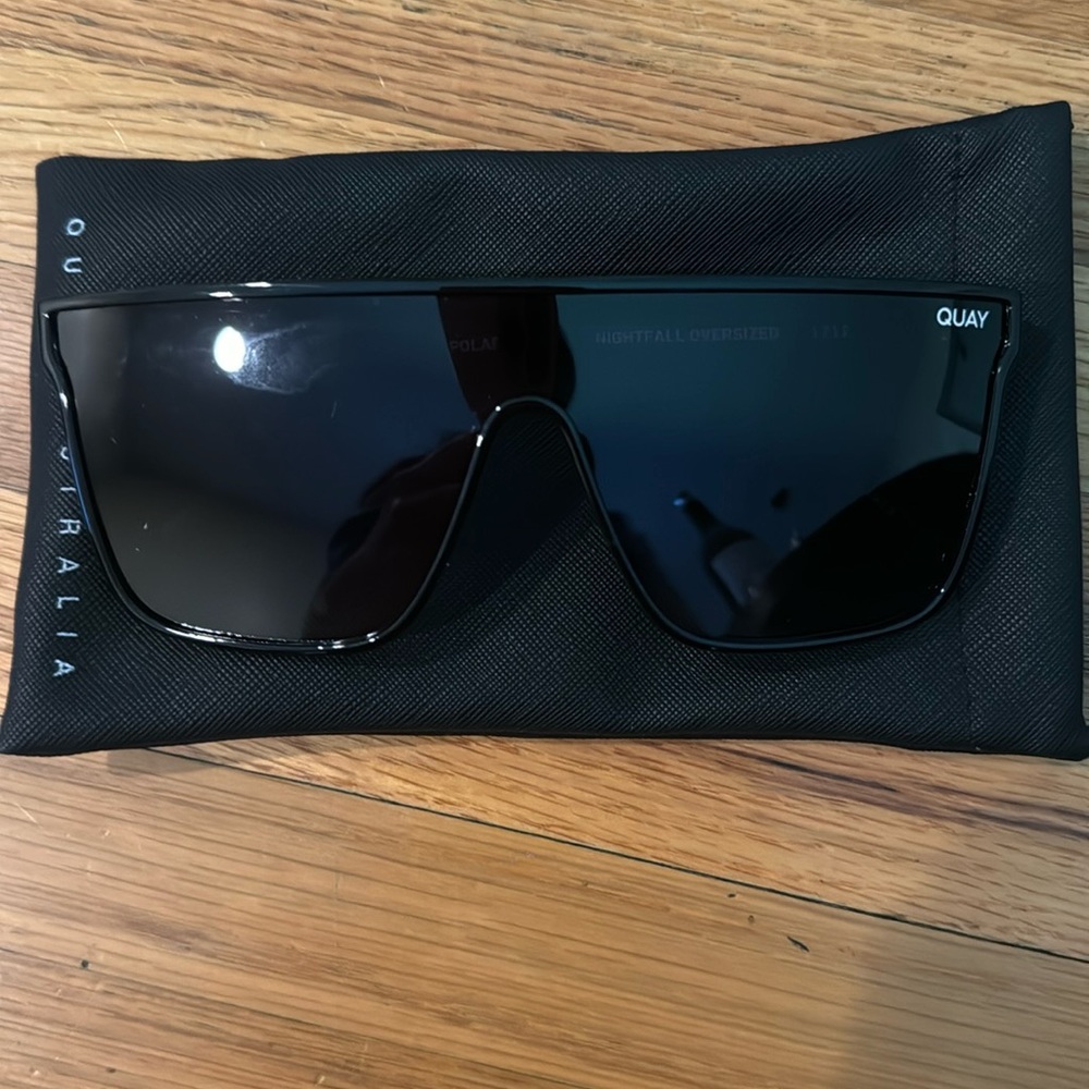 Quay Nightfall 52mm Polarized Sunglasss